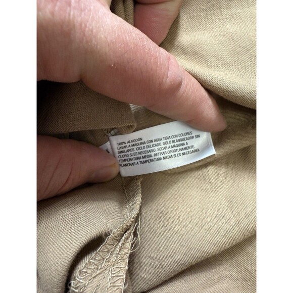 Ava & Viv Women's Long Sleeve Tan Relaxed Fit Button-Down Shirt Sz 3x - Picture 15 of 15